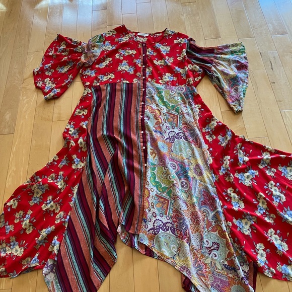 Umgee boho multi print dress - Picture 6 of 8